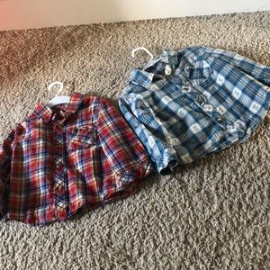 Toddler boy button up shirts